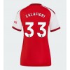 Arsenal Riccardo Calafiori #33 Hjemmedrakt Kvinner 2026-27 Kortermet
